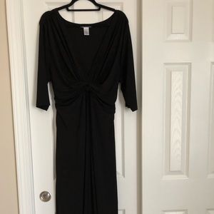 Love Squared black tea length dress